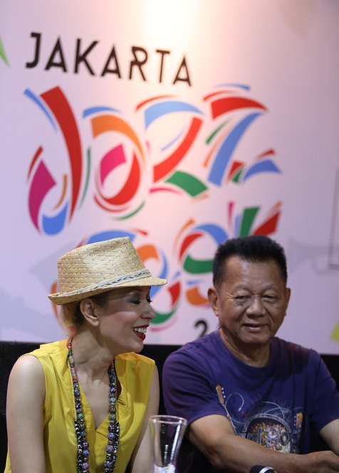 Ireng Maulana senang bisa jadi bagian Enjoy Jakarta Jazz Festival 2015 © KapanLagi.com®/Agus Apriyanto