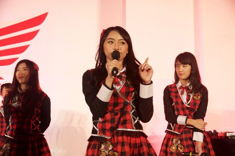 Ayen JKT48 adalah bikers di grup JKT 48 © KapanLagi.com®/Djoko Poerwanto