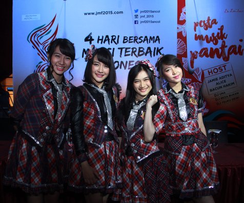 Melody JKT48 bangga bisa tampil di JMF 2015 © KapanLagi.com®/Muhammad Akrom Sukarya