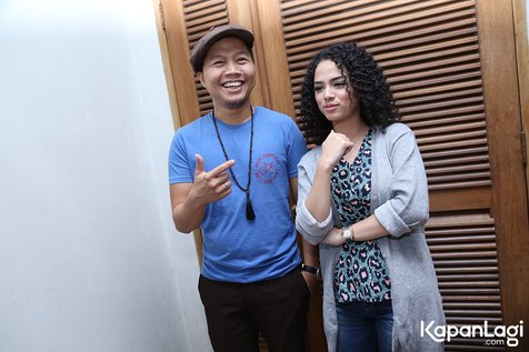 Sandhy Sondoro akan berduet dengan Wizzy di OST NEGERI VAN ORANJE © KapanLagi.com®/Agus Apriyanto