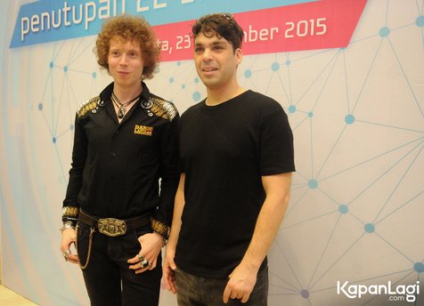 Matt Hart bersama Ollie Jacobs © KapanLagi.com®/Bayu Herdianto