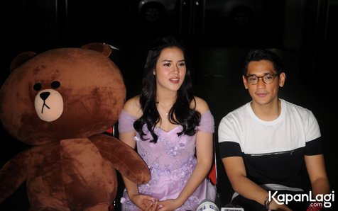 Raisa mengatakan klip ini untuk para fans yang menginginkan dirinya dan Afgan menjalin kisah asmara © KapanLagi.com®/Bayu Herdianto