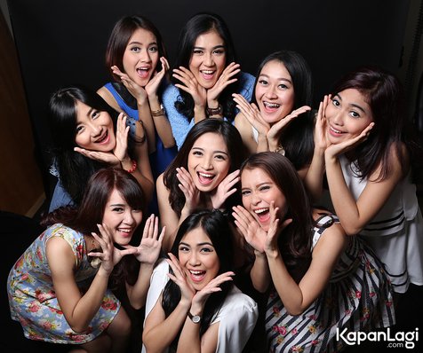 Cherry Belle mengaku banyak orang salah menganggap kalau genre yang mereka bawakan mirip K-Pop. ©KapanLagi.com/Agus Apriyanto
