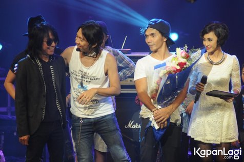 Abdee bersama Slank © KapanLagi.com®/Bayu Herdianto