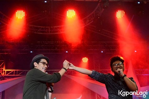 Duet ciamik Afgan dan Kunto Aji © KapanLagi.com®/Bambang E Ros