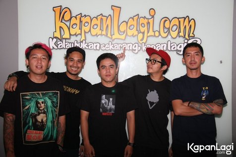 Pee Wee Gaskins saat berkunjung ke Kantor KapanLagi.com di Malang