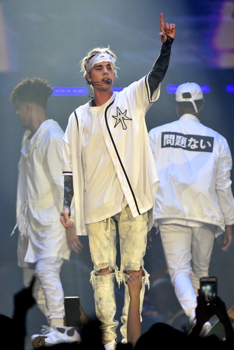 Sakit pilek membuat Justin Bieber kesulitan tampil maksimal di British Summer Time © TPG Images