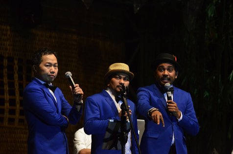 Glenn Fredly jadi bahan canda para personel Trio Lestari © KapanLagi.com®/Natanael Sepaya