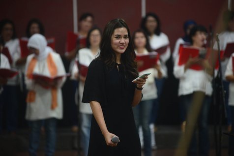 Raisa sudah lakukan persiapan untuk tampil di konser 3 Dekade Cinta Chrisye © KapanLagi.com®/Bayu Herdianto