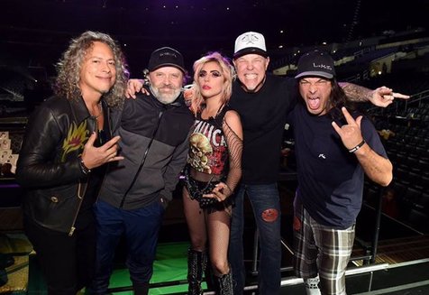 Metallica buka peluang proyek lain bareng Lady Gaga © instagram.com/ladygaga