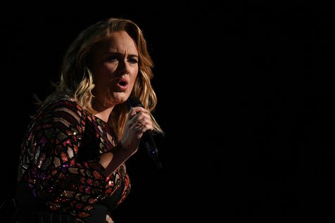 London, jadi kota terakhir dari rangkaian tour yang dijalani Adele sejak tahun lalu © AFP