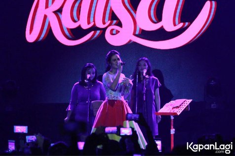 Penampilan Raisa sudah dinanti-nantikan oleh para penggemar. © KapanLagi.com/Mathias Purwanto