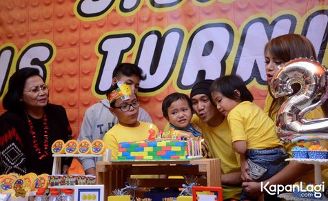 Serunya Perayaan Ulang Tahun Anak Anji, Bertema Lego 