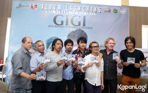 Thomas mengatakan bahwa single utama dalam album baru Gigi kali ini menggambarkan kondisi perpolitikan di Indonesia © KapanLagi.com/Akrom Sukarya