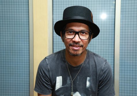 Meski meraih banyak sukses selama bermusik, Ridho Slank tetap tak mau berpuas diri © KapanLagi.com/Muhammad Akrom Sukarya