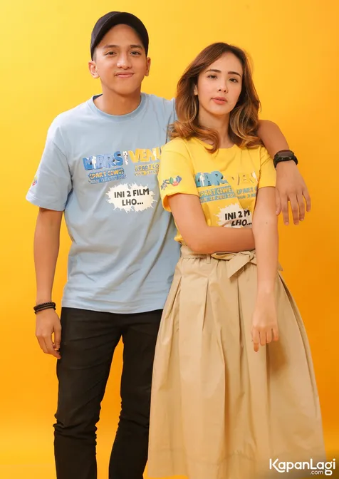 Ge dan Pamela, duo pemeran utama di 'MARS MET VENUS' © KapanLagi.com®/Budy Santoso