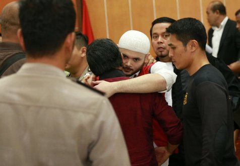 Berada di balik jeruji besi tak membuat semangat Ridho Rhoma untuk bermusik lenyap © KapanLagi.com/Agus Apriyanto