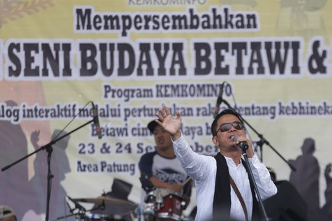 Sang Alang siap untuk kembali menghidupkan lagu-lagu lawas Benyamin Sueb dengan aransemen baru © KapanLagi.com/Budy Santoso