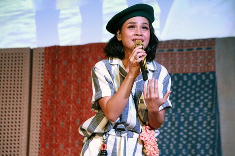 Andien tak mengira jika dirinya bisa menyelesaikan album dalam keadaan mengandung © KapanLagi.com/Muhammad Akrom Sukarya