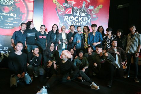 Sebanyak 8 band jebolan SuperMusic.ID rilis album kompilasi yang menawarkan angin segar di ranah musik rock © KapanLagi.com/Muhammad Akrom Sukarya