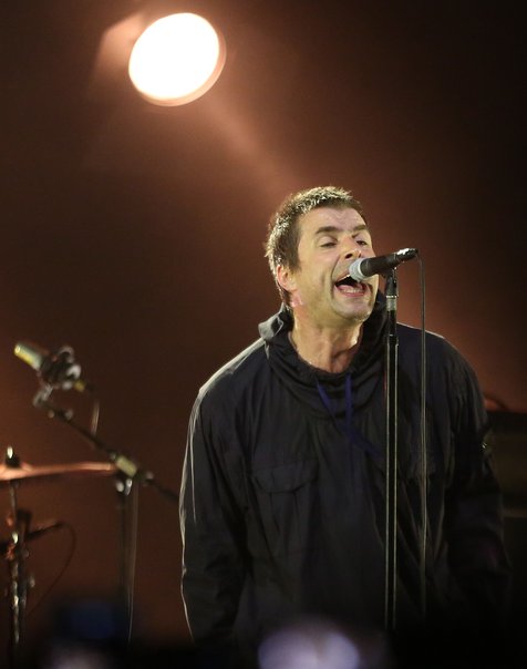 Liam Gallagher beri respon atas komentar dan ajakan kolaborasi dari Robbie Williams © KapanLagi.com/Budy Santoso