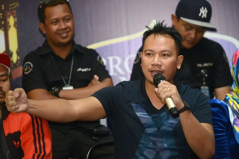 Vicky Prasetyo tak menyangka jika band metalnya bisa menarik perhatian besar © KapanLagi.com/Bayu Herdianto