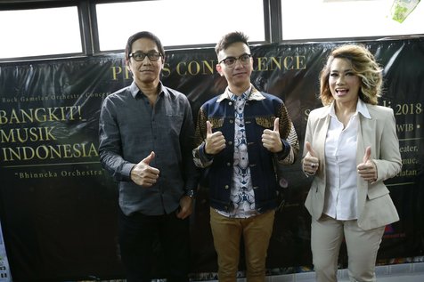 Reza Artamevia tak menepis jika dirinya sedang merasa antusias untuk tampil di konser ini © KapanLagi.com/Agus Apriyanto