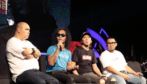 Slank sempat terkejut saat tahu harga tiket konser Syahrini © KapanLagi.com/Muhammad Akrom Sukarya