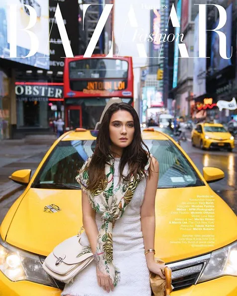 Luna Maya di Harper's Bazaar Indonesia