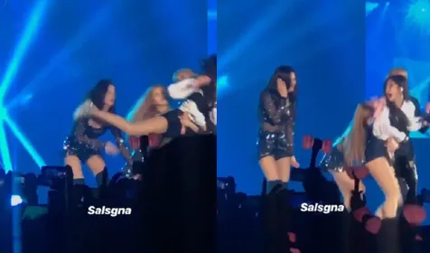 Jennie Tak Sengaja Tendang Wajah Jisoo