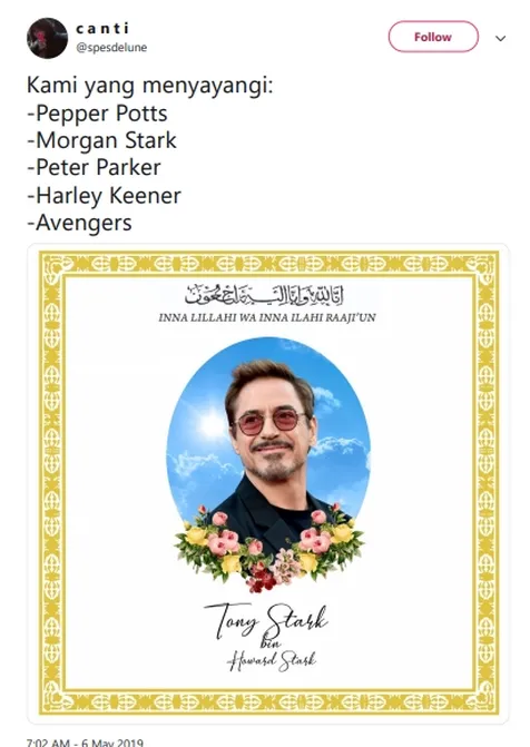 Buku Yasin Tony Stark
