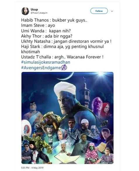 Saat Avengers Janjian Buka Bersama