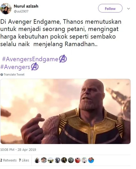 Thanos yang Mandiri