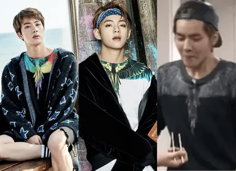 Jin & V BTS - Kris mantan EXO