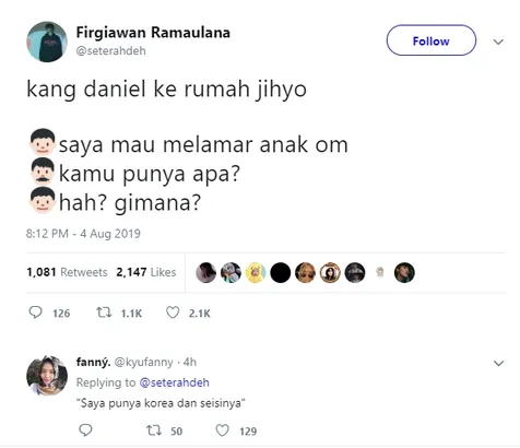 Saat Kang Daniel Melamar Jihyo...
