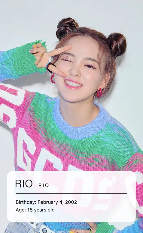 Rio, so kawaii. Kalau di K-Pop, pasti dia jago aegyo nih. Melihatnya aja udah bikin segar.
