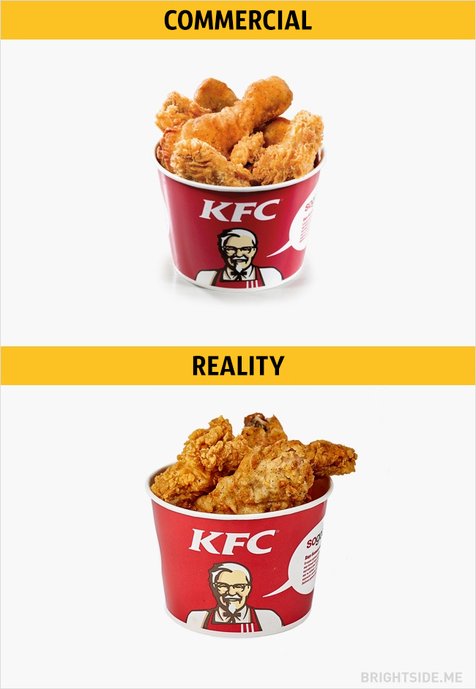 Duh Makanan Cepat Saji Ini Beda Banget Antara Iklan Kenyataan M Kapanlagi Com