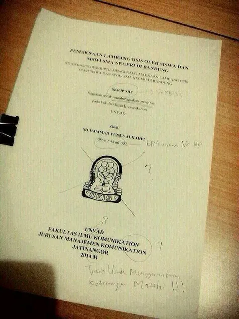 FOTO 6 Judul Skripsi Anti Mainstream Ini Bukti Mahasiswa 