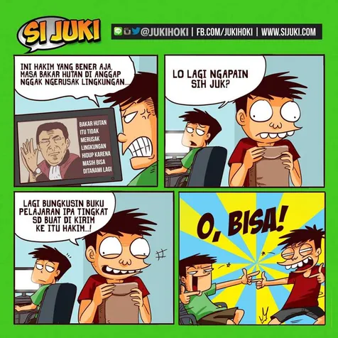 FOTO: Bikin Ngakak Berat, Inilah Meme & Komik Lucu Hakim 