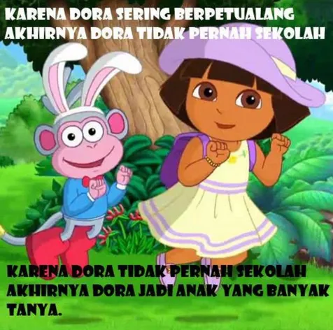 Foto Kumpulan Meme Dora The Explorer Yang Bikin Ngakak Maksimal M Kapanlagi Com
