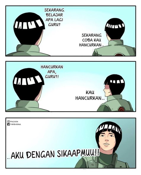 Foto Kumpulan Meme Gokil Naruto Nyanyi Lagu Indonesia