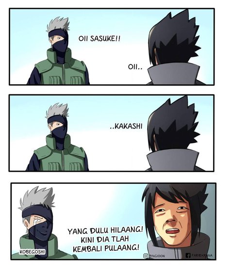 FOTO: Kumpulan Meme Gokil Naruto Nyanyi Lagu Indonesia  Plus.Kapanlagi.com