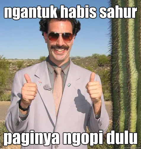 sahur makanan lucu Meme Ngakak Sahur Kamu Bakal Ini Bikin FOTO: Garansi
