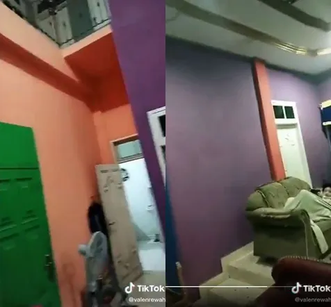Foto Rumah Aneh Yang Viral Kran Air Di Bawah Wastafel Tembok Dibobol Buat Tempat Jemur Baju M Kapanlagi Com