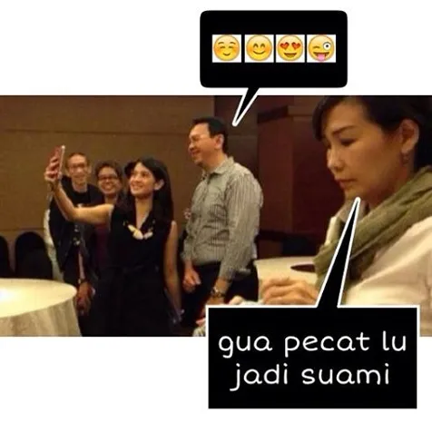 Meme Kocak Ahok Selfie Bareng Dian Sastro Bikin Istri Meme Kocak Ahok Selfie Bareng Dian Sastro Bikin Istri