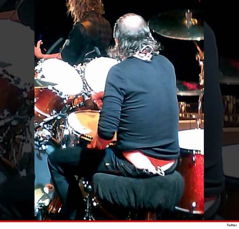 Foto Lars Ulrich di Rock in Rio @twitter