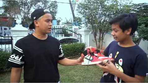 Nino Bakar Sepatu Mahal Uya Kuya
