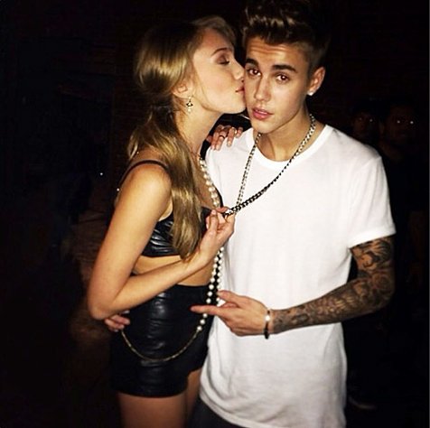 Cailin Russo Cium Justin Bieber