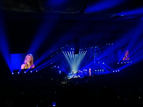 Konser Celine Dion © Kapanlagi/Akbar Prabowo Triyuwono