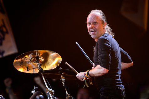 Lars Ulrich di Glastonbury Festival. @AFP